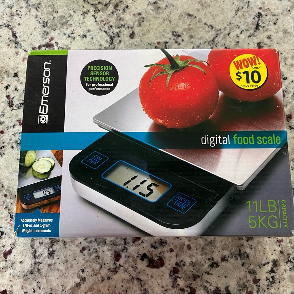 Emerson 11 Lb/5kg Digital Food Scale
